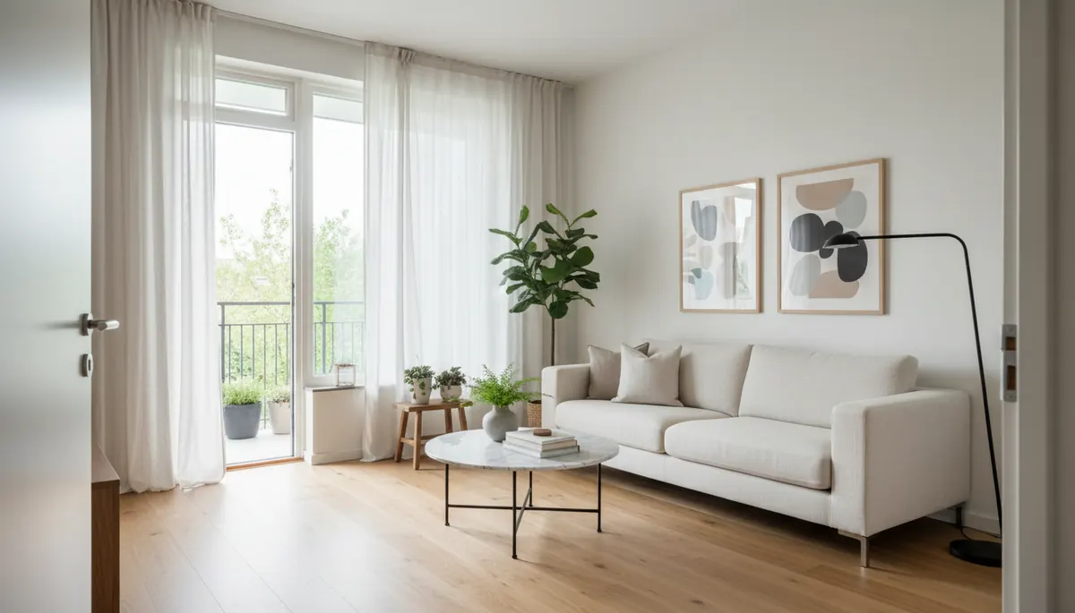 Room after AI interior design makeover with DecorAI